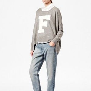 French Connection Varsity Knit Sweater